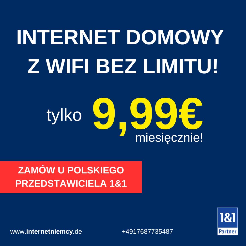 Internet w Niemczech internet domowy i internet mobilny